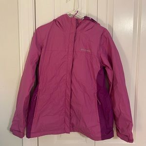 Pink Columbia Rain Jacket